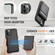 iPhone 11 Pro JEEHOOD J06 British Style RFID MagSafe Card Bag PU Phone Case - Black