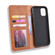 iPhone 11 Pro Magnetic Buckle Retro Crazy Horse Texture Horizontal Flip Leather Case Apple iPhone 11 Pro 5.8, with Holder & Card Slots & Photo Frame - Brown