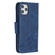 iPhone 11 Pro Matching Color Crocodile Texture Horizontal Flip PU Leather Case with Wallet & Holder & Card Slots - Blue