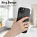 iPhone 11 Pro R20 Ring Card Holder Phone Case - Black