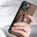 iPhone 11 Pro Retro Skin-feel Ring Card Wallet Phone Case - Brown