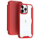 iPhone 11 Pro RFID Blocking Adsorption Flip Leather Phone Case - Red