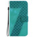 iPhone 11 Pro Seven-shaped Embossed Leather Phone Case - Green