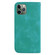 iPhone 11 Pro Seven-shaped Embossed Leather Phone Case - Green