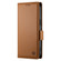 iPhone 11 Pro Side Buckle Magnetic Frosted Leather Phone Case - Brown