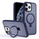 iPhone 11 Pro Skin-feel Ring MagSafe Holder Phone Case - Dark Blue