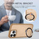 iPhone 11 Pro Skin-feel Ring MagSafe Holder Phone Case - Transparent White