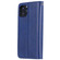 iPhone 11 Pro Solid Color Horizontal Flip Protective Case with Holder & Card Slots & Wallet & Photo Frame & Lanyard - Blue
