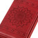 iPhone 11 Pro Sunflower Embossing Pattern PU + TPU Case with Holder & Card Slots & Photo Frame & Lanyard - Red