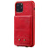 iPhone 11 Pro Vertical Flip Wallet Shockproof Back Cover Protective Case with Holder & Card Slots & Lanyard & Photos Frames - Red