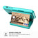 iPhone 11 Pro Zipper Wallet Card Bag PU Back Case - Green