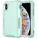 iPhone XS Max 3 in 1 PC + TPU Shockproof Phone Case - Mint Green