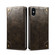 iPhone XS Max Baroque Simple Horizontal Flip Leather Case, with Holder & Card Slots & Wallet - Black