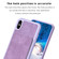 iPhone XS Max BF28 Frosted Card Bag Phone Case with Holder - Purple
