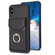 iPhone XS Max BF29 Organ Card Bag Ring Holder Phone Case - Black