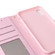 iPhone XS Max Bronzing Painting RFID Leather Case - Rose Flower