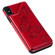iPhone XS Max Butterfly Embossing Pattern Shockproof Protective Case with Holder & Card Slots & Photo Frame - Red