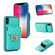 iPhone XS Max Card Slot Leather Phone Case - Mint Green