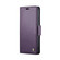 iPhone XS Max CaseMe 023 Butterfly Buckle Litchi Texture RFID Anti-theft Leather Phone Case - Pearly Purple
