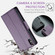 iPhone XS Max CaseMe 023 Butterfly Buckle Litchi Texture RFID Anti-theft Leather Phone Case - Pearly Purple