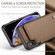 iPhone XS Max CaseMe C22 Card Slots Holder RFID Anti-theft Phone Case - Brown