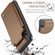 iPhone XS Max CaseMe C22 Card Slots Holder RFID Anti-theft Phone Case - Brown
