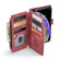 iPhone XS Max CaseMe-C30 PU + TPU Multifunctional Horizontal Flip Leather Case with Holder & Card Slot & Wallet & Zipper Pocket - Red