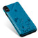 iPhone XS Max Cat Bee Embossing Pattern Shockproof Protective Case with Card Slots & Photo Frame - Blue