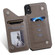 iPhone XS Max Cat Bee Embossing Pattern Shockproof Protective Case with Card Slots & Photo Frame - Grey