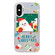iPhone XS Max Christmas Series PC Full Coverage Pattern Phone Case - CW044 White