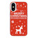 iPhone XS Max Christmas Series PC Full Coverage Pattern Phone Case - CW045 White