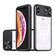 iPhone XS Max Clear Acrylic + PC + TPU MagSafe Lens Sliding Cover Full Coverage Phone Case - Black