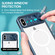 iPhone XS Max Clear Acrylic + PC + TPU MagSafe Lens Sliding Cover Full Coverage Phone Case - Navy Blue