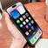 iPhone XS Max Colorful Toy Bricks Pattern Shockproof Glass Phone Case - Silver