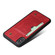 iPhone XS Max Cowhide Texture Magnetic Absorption Detachable Horizontal Flip Leather Case with Holder & Card Slots & Wallet - Red