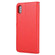 iPhone XS Max Cross Texture Detachable Leather Phone Case - Red