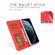 iPhone XS Max Cross Texture Detachable Leather Phone Case - Red