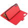 iPhone XS Max Cross Texture Detachable Leather Phone Case - Red