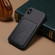 iPhone XS Max D04 Calf Texture Dual Card Slot Holder Phone Case - Black