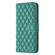 iPhone XS Max Diamond Lattice Wallet Leather Flip Phone Case - Green
