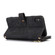iPhone XS Max Dream 9-Card Wallet Zipper Bag Leather Phone Case - Black