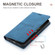 iPhone XS Max Dream Magnetic Suction Business Horizontal Flip PU Leather Case with Holder & Card Slot & Wallet - Blue