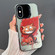 iPhone XS Max Dual-sided IMD Animal Graffiti TPU + PC Phone Case - Grinning Cat
