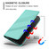 iPhone XS Max Embossed Multi-functional Wallet Retro Leather Phone Case - Mint Green