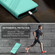 iPhone XS Max Embossed Multi-functional Wallet Retro Leather Phone Case - Mint Green