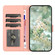iPhone XS Max Floral Embossed Pattern Leather Phone Case - Pink