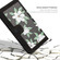 iPhone XS Max Floral Pattern Leather Phone Case with Lanyard - Black