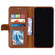 iPhone XS Max GEBEI Top-grain Leather Horizontal Flip Protective Case with Holder & Card Slots & Wallet & Photo Frame - Brown