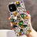 iPhone XS Max Handmade Bling Rhinestone Gemstone Fox PC Phone Case - Green