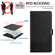 iPhone XS Max Honeycomb Embossing RFID Leather Phone Case - Black
